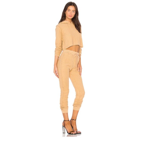 Tan Sweatsuit by DANIELLE GUIZIO. Size L. - Picture 2 of 9